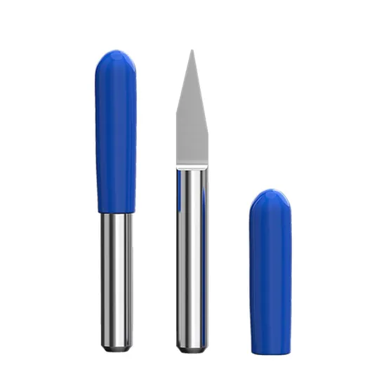 Weix Cheap Price Flat Bottom V Shape Groove Milling Cutters Engraving Router Bits